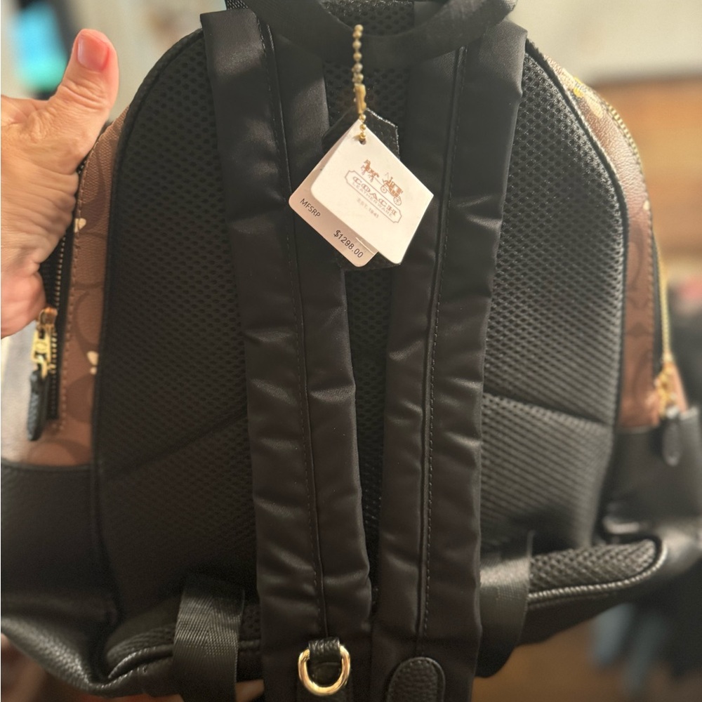 Coach backpack purse.